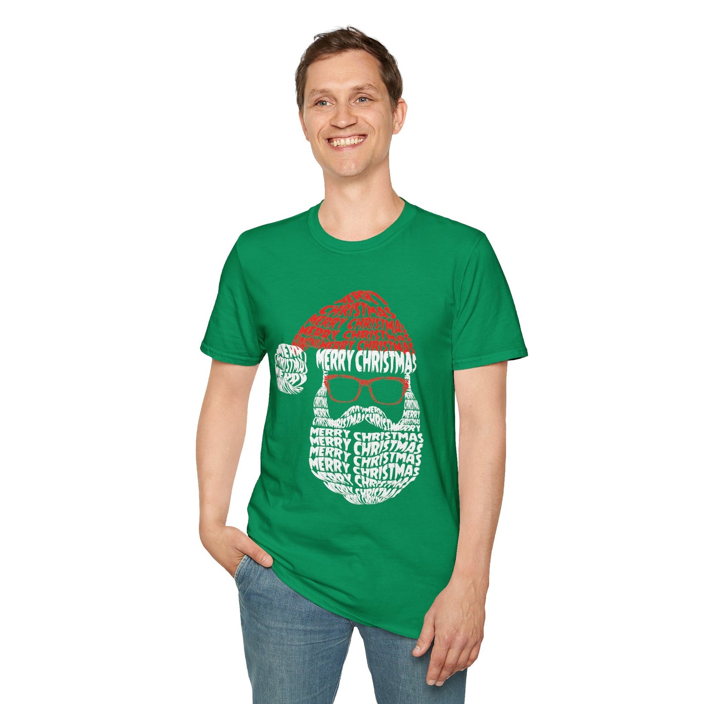 Retro Merry Christmas Santa Shirt – Fun Holiday Graphic Tee