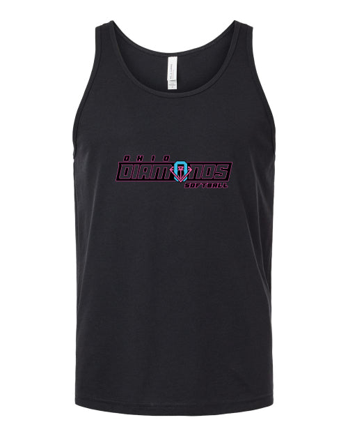 Tank Tops Ohio Diamonds Logo