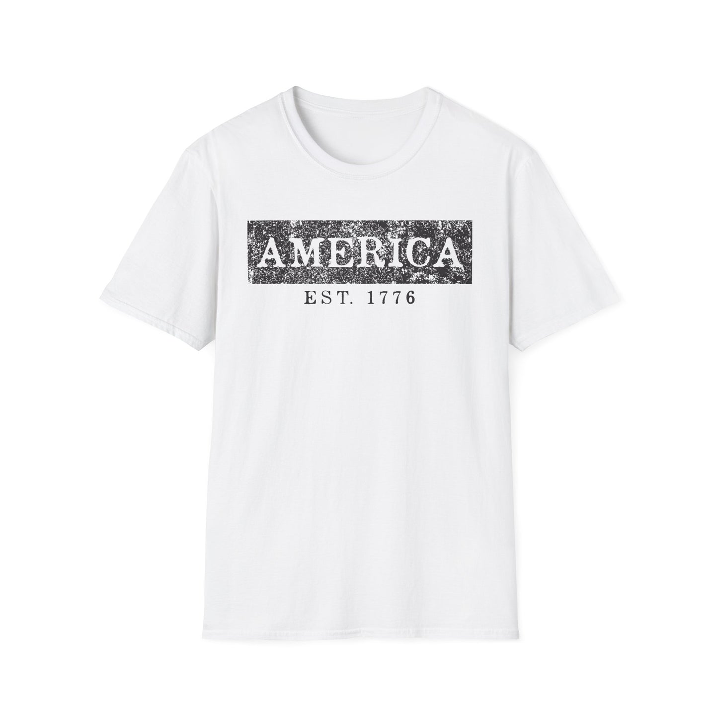 America EST 1776 Vintage Patriotic T-Shirt