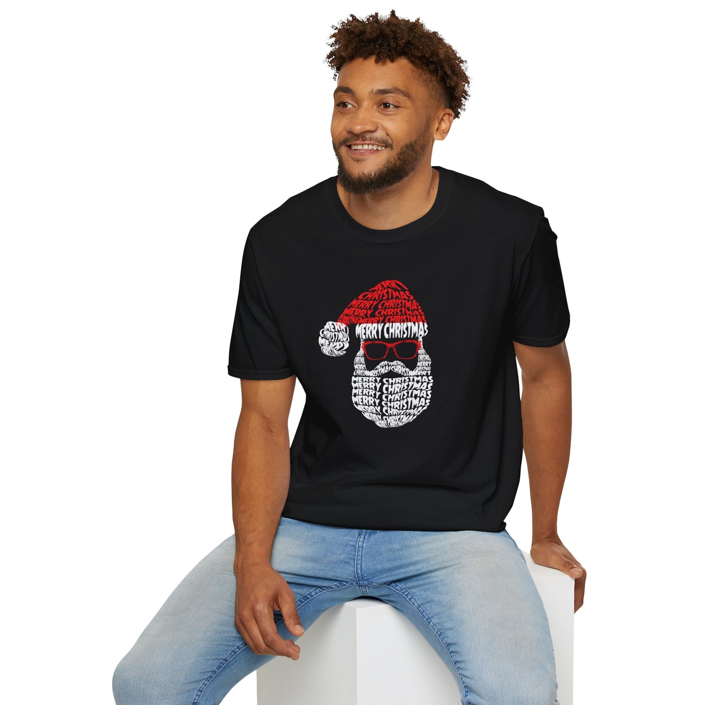 Retro Merry Christmas Santa Shirt – Fun Holiday Graphic Tee