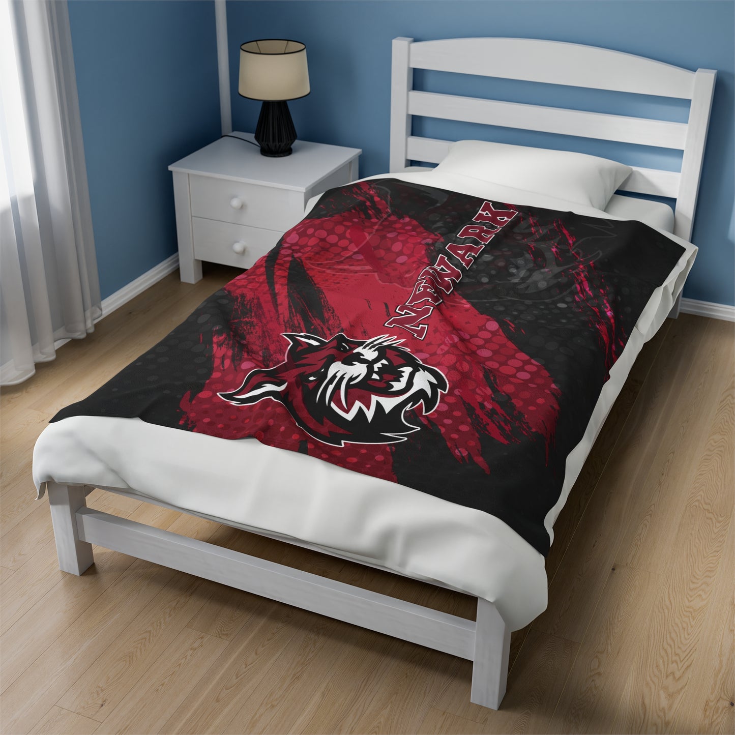Newark High School Wildcats Plush Blanket