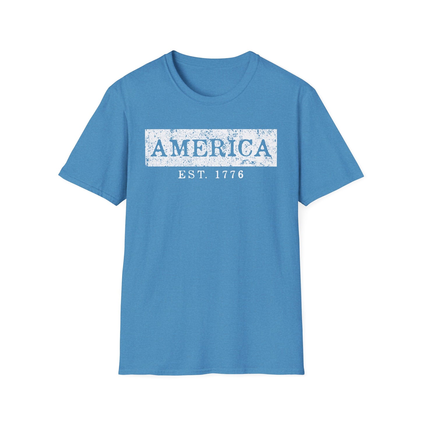 America EST 1776 Vintage Patriotic T-Shirt