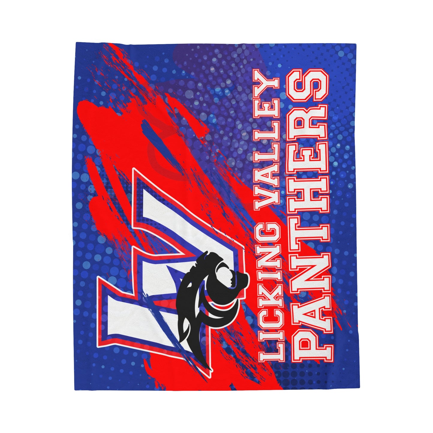 Licking Valley Panthers Plush Blanket