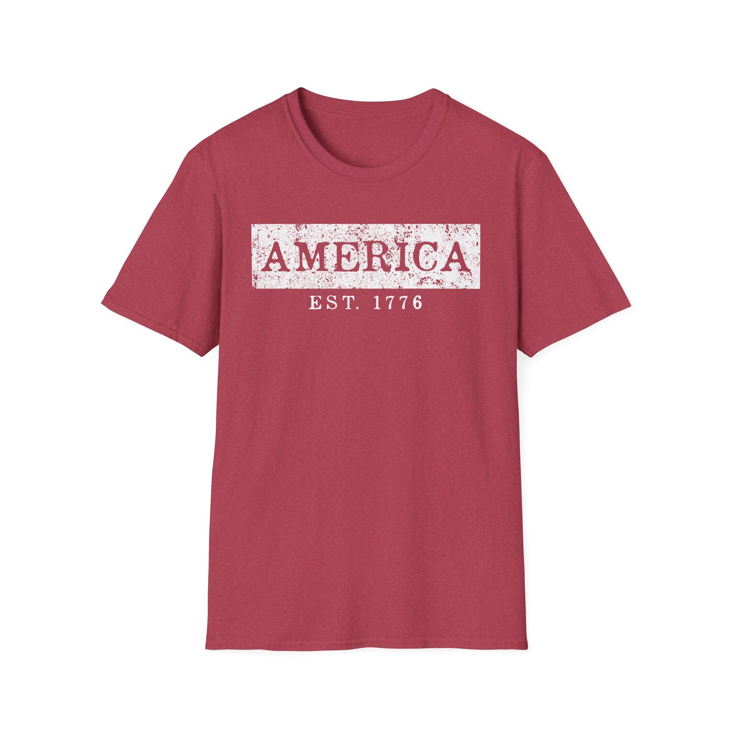 America EST 1776 Vintage Patriotic T-Shirt