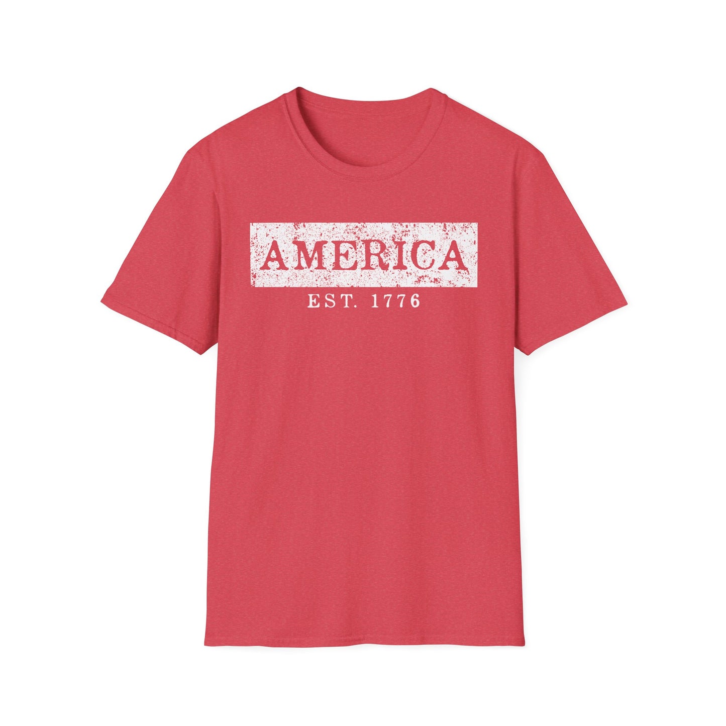 America EST 1776 Vintage Patriotic T-Shirt
