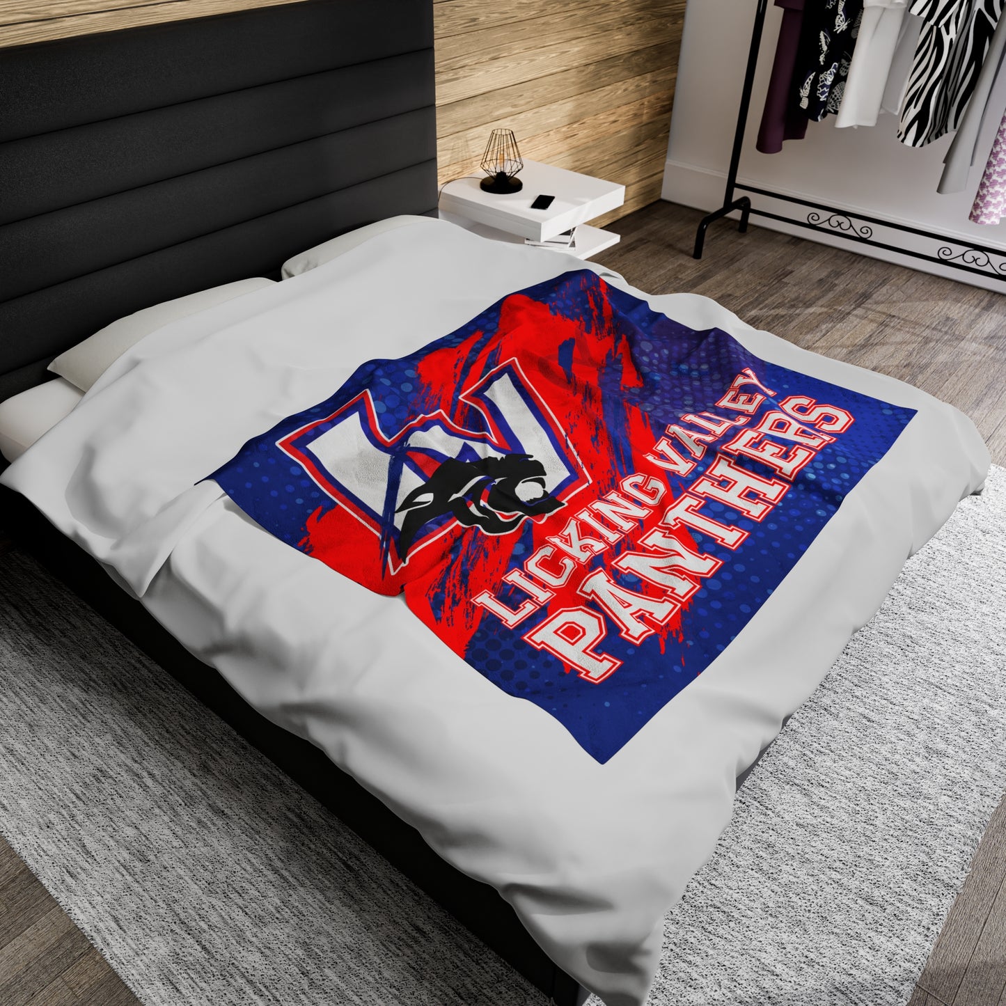 Licking Valley Panthers Plush Blanket