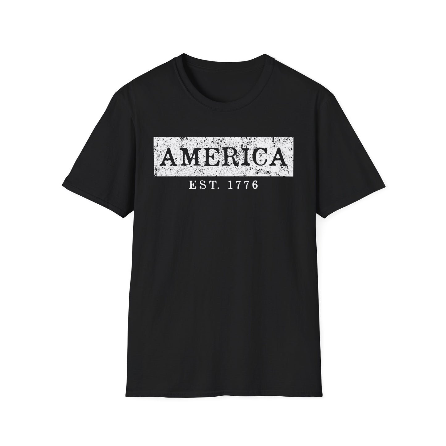 America EST 1776 Vintage Patriotic T-Shirt