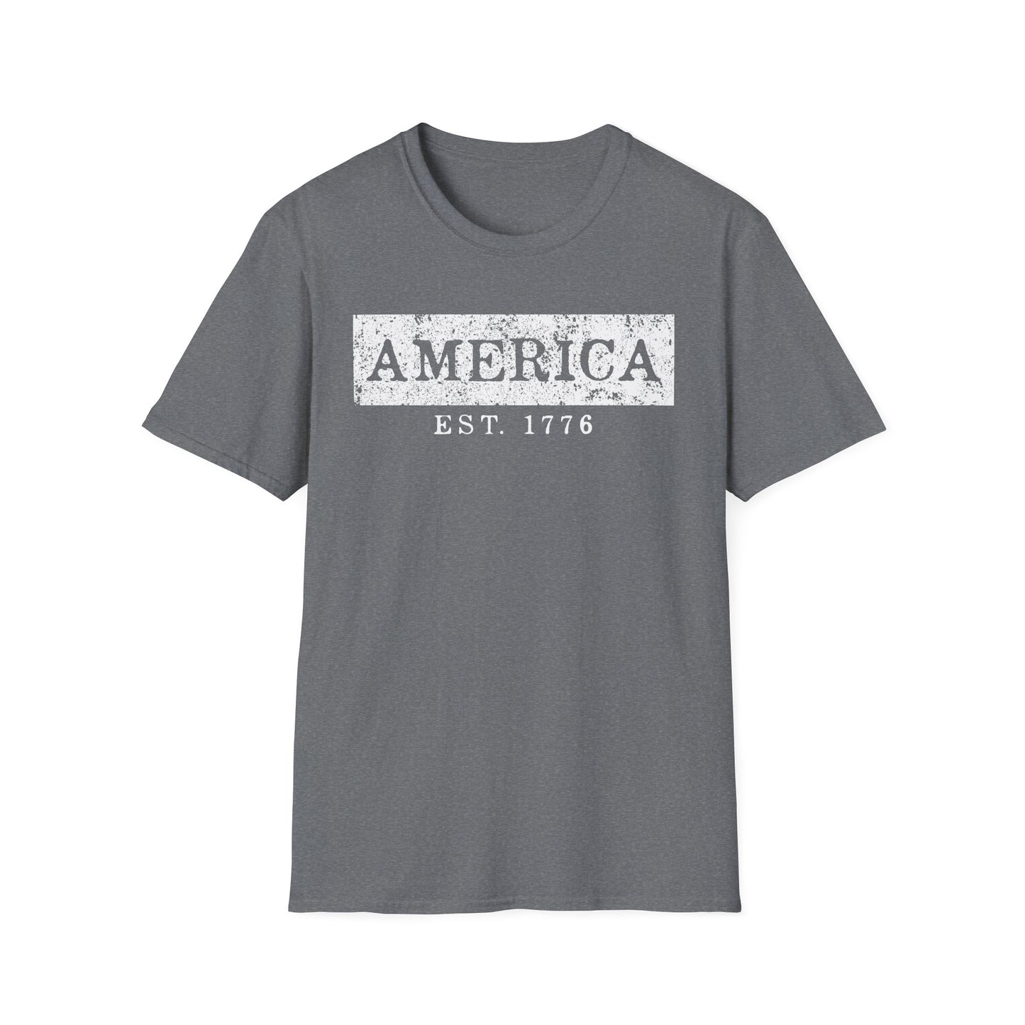 America EST 1776 Vintage Patriotic T-Shirt