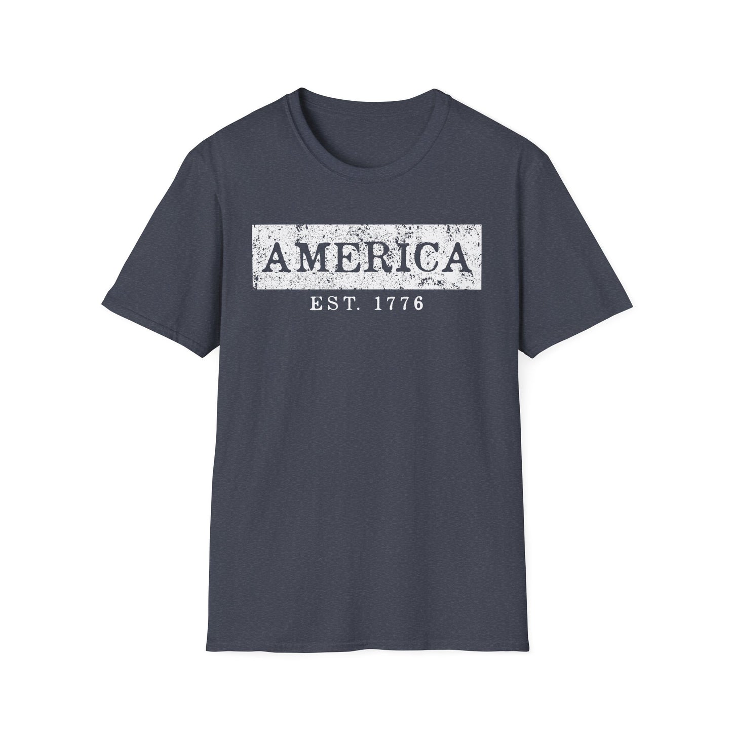 America EST 1776 Vintage Patriotic T-Shirt