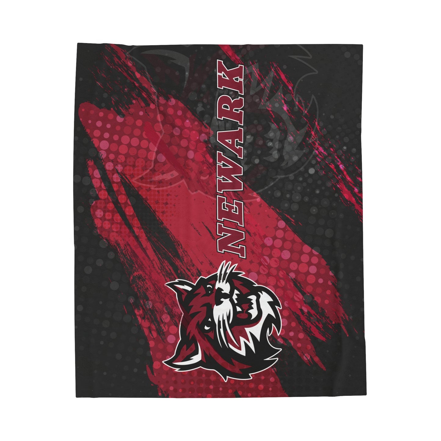 Newark High School Wildcats Plush Blanket