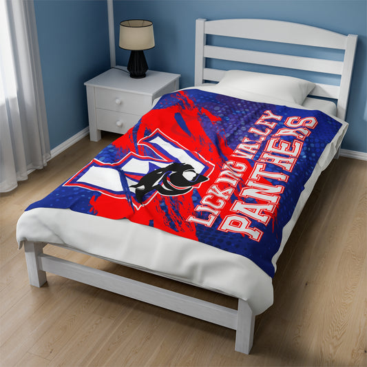 Licking Valley Panthers Plush Blanket