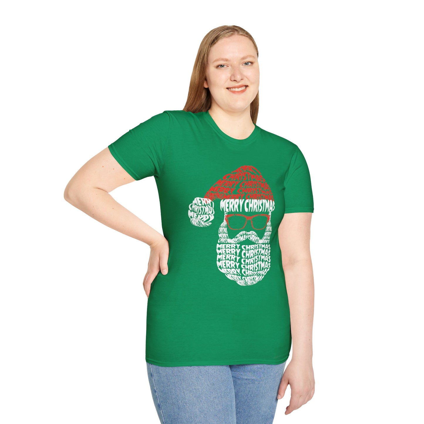 Retro Merry Christmas Santa Shirt – Fun Holiday Graphic Tee