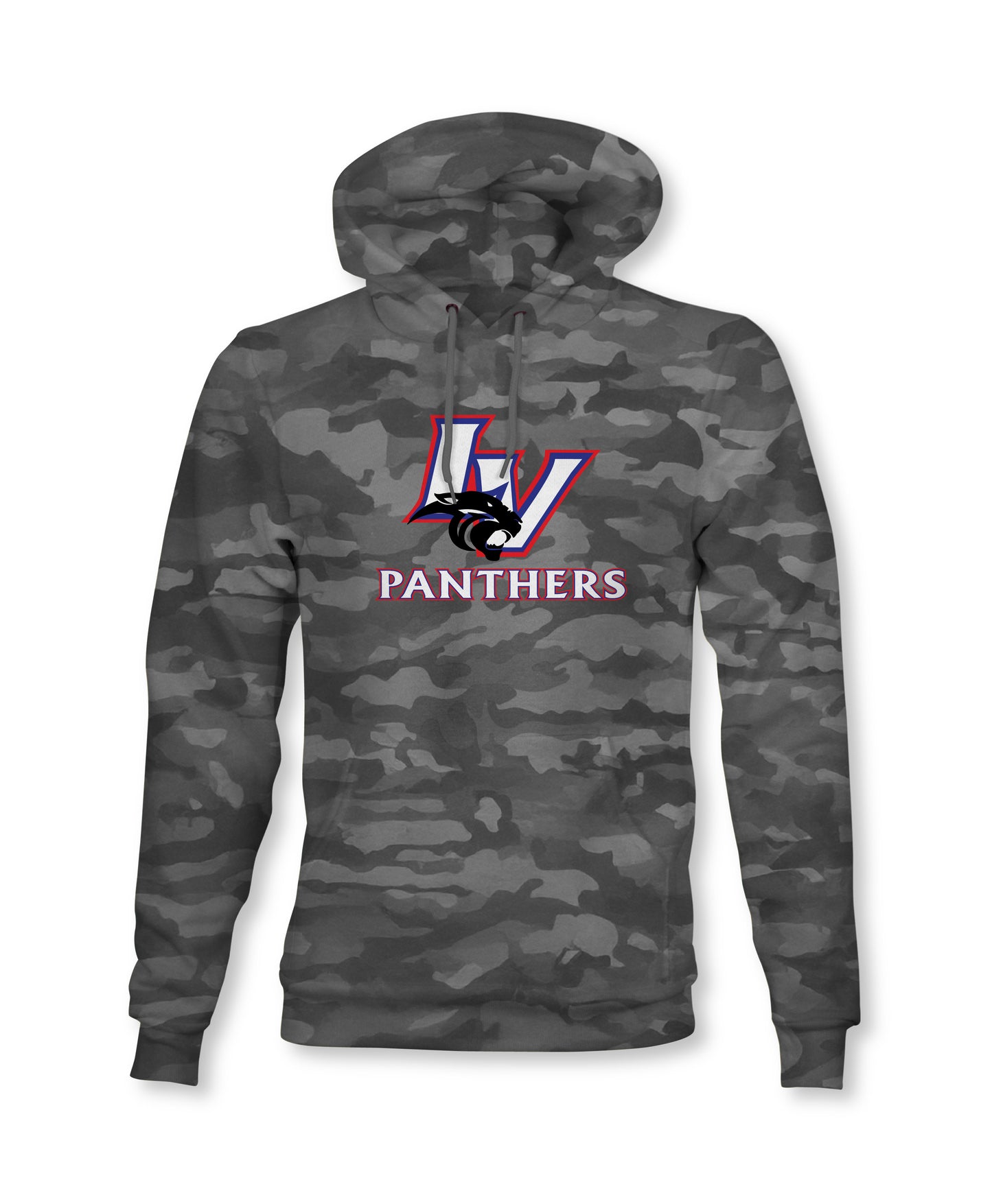 Licking Valley Panthers Hoodie - Camo Edition