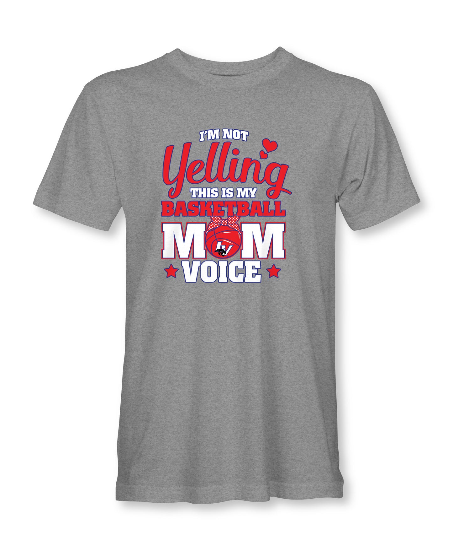 Basketball Mom Voice Licking Valley High School Spirit T-Shirt