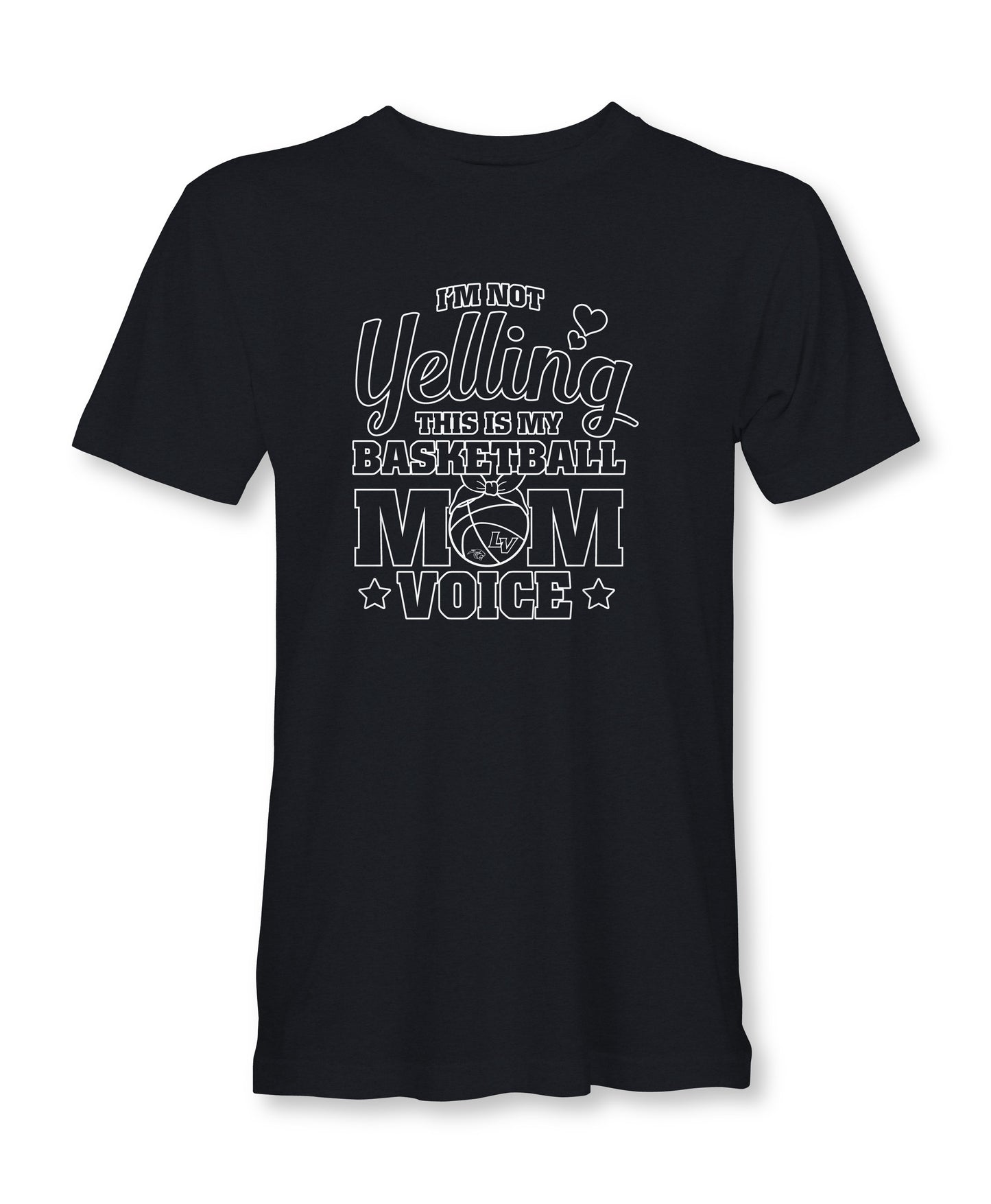 Basketball Mom Voice Licking Valley High School Spirit T-Shirt