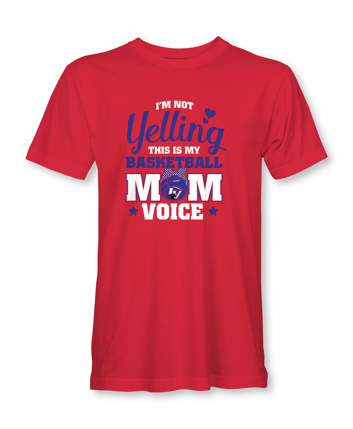 Basketball Mom Voice Licking Valley High School Spirit T-Shirt