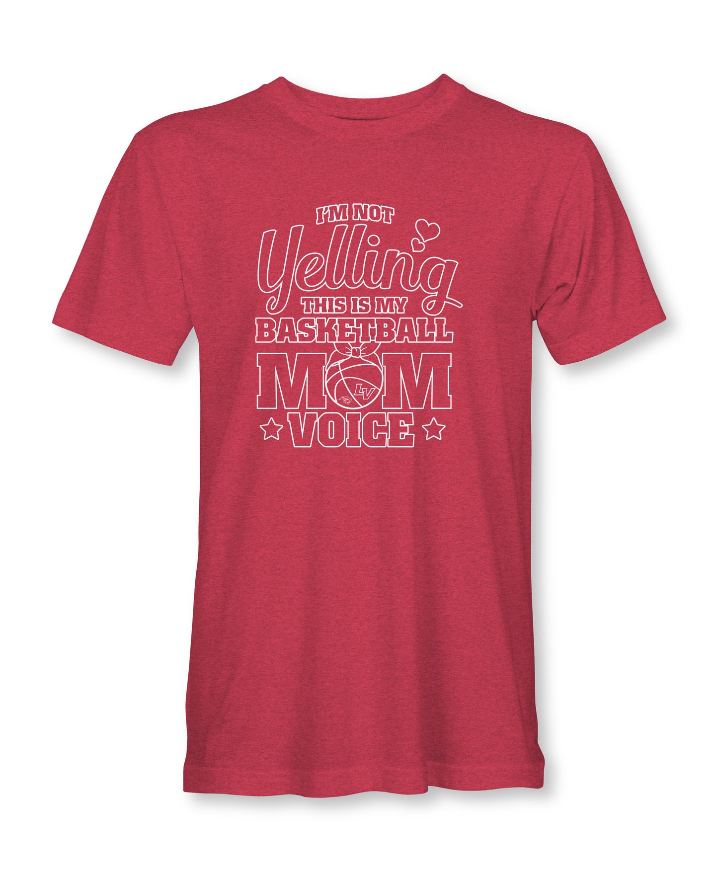 Basketball Mom Voice Licking Valley High School Spirit T-Shirt