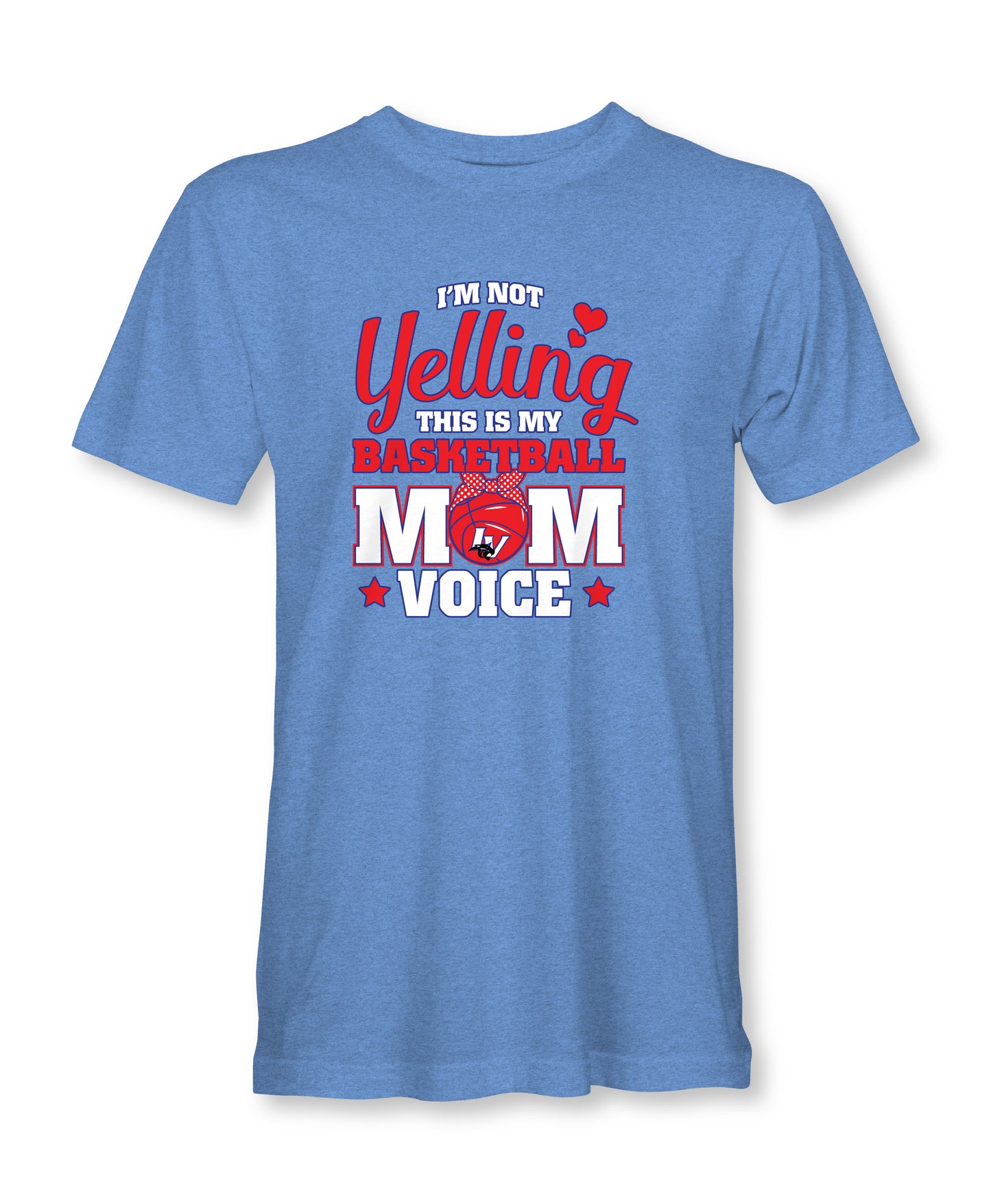 Basketball Mom Voice Licking Valley High School Spirit T-Shirt