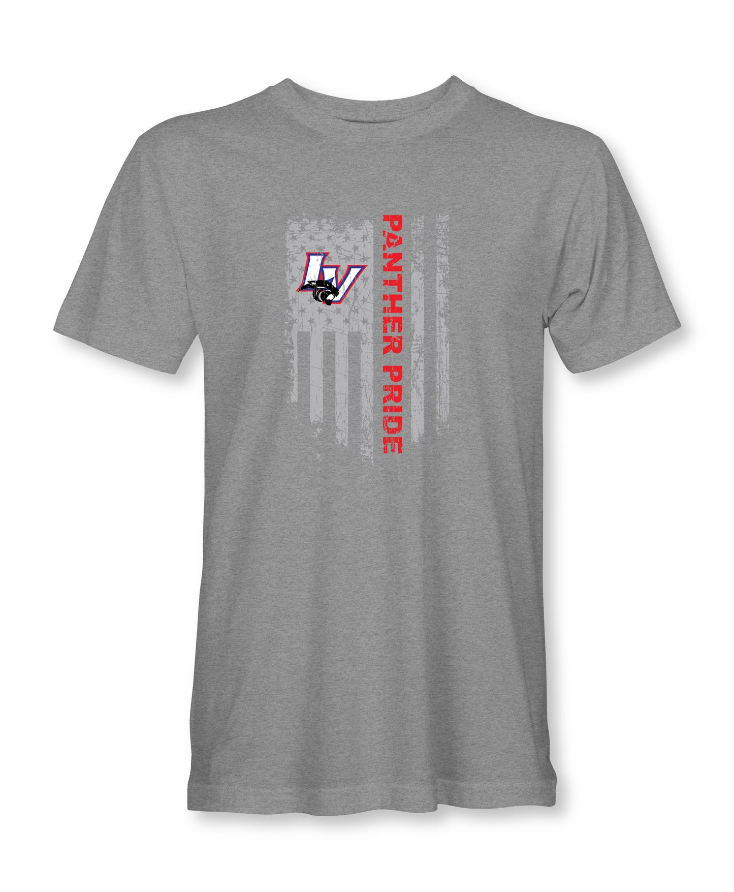 American Flag Panther Pride School Spirit Shirt – Licking Valley Panthers Pride Tee