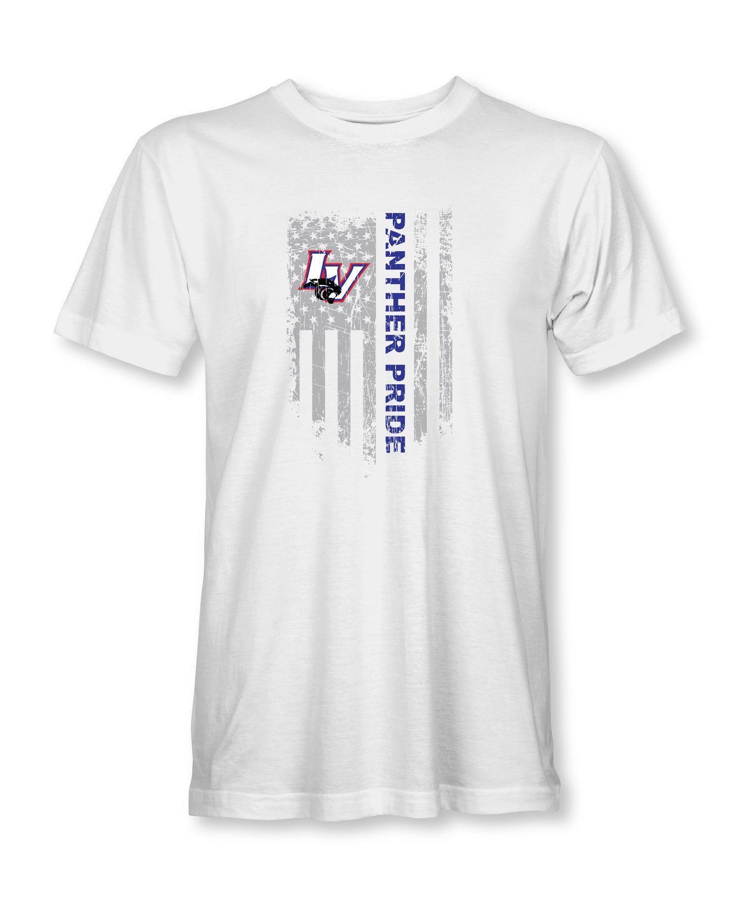 American Flag Panther Pride School Spirit Shirt – Licking Valley Panthers Pride Tee