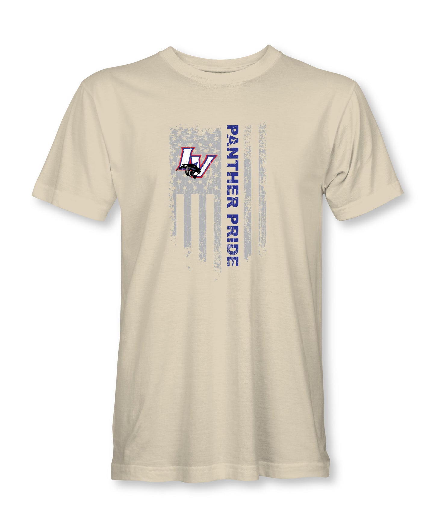 American Flag Panther Pride School Spirit Shirt – Licking Valley Panthers Pride Tee