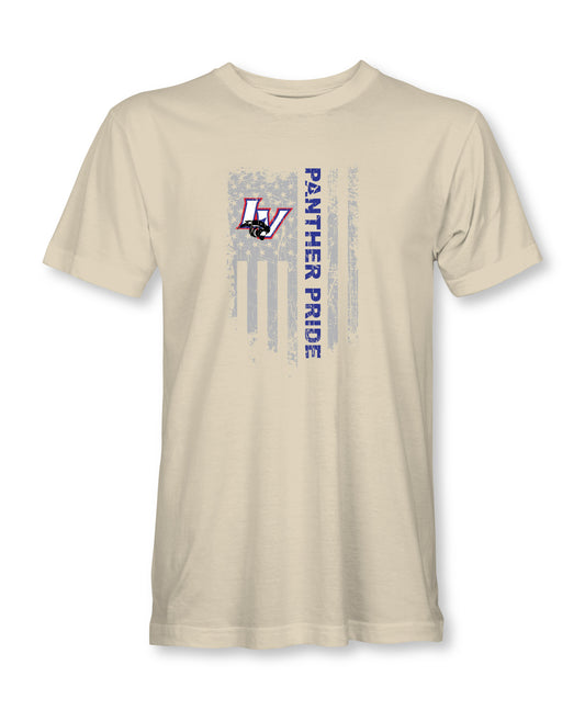 American Flag Panther Pride School Spirit Shirt – Licking Valley Panthers Pride Tee