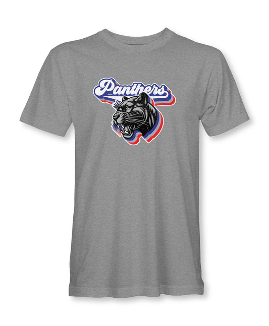 Retro Panthers High School Spirit T-Shirt