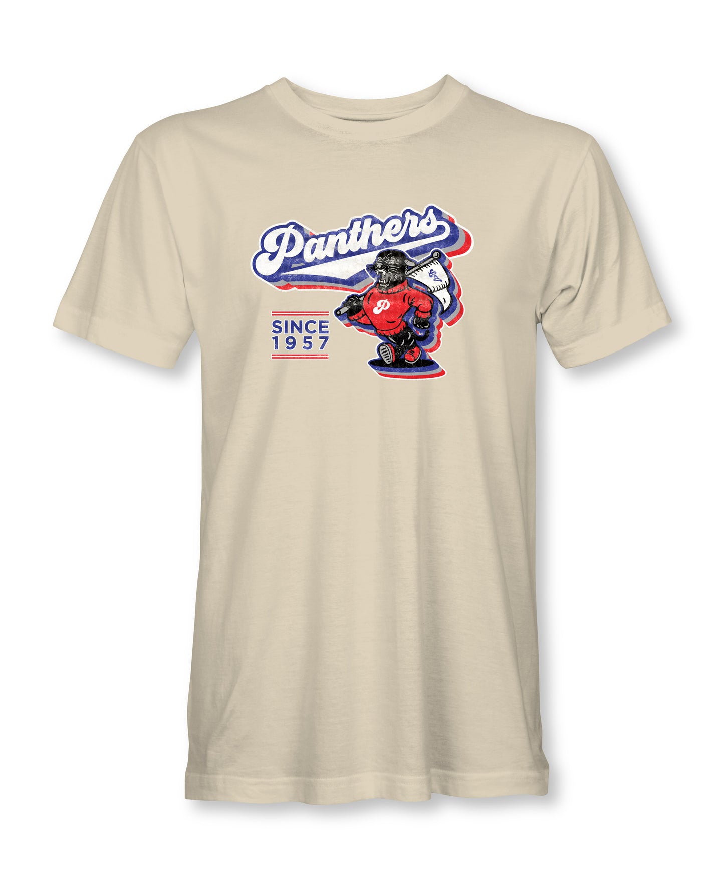 1957 Vintage Retro Panthers High School Spirit T-Shirt