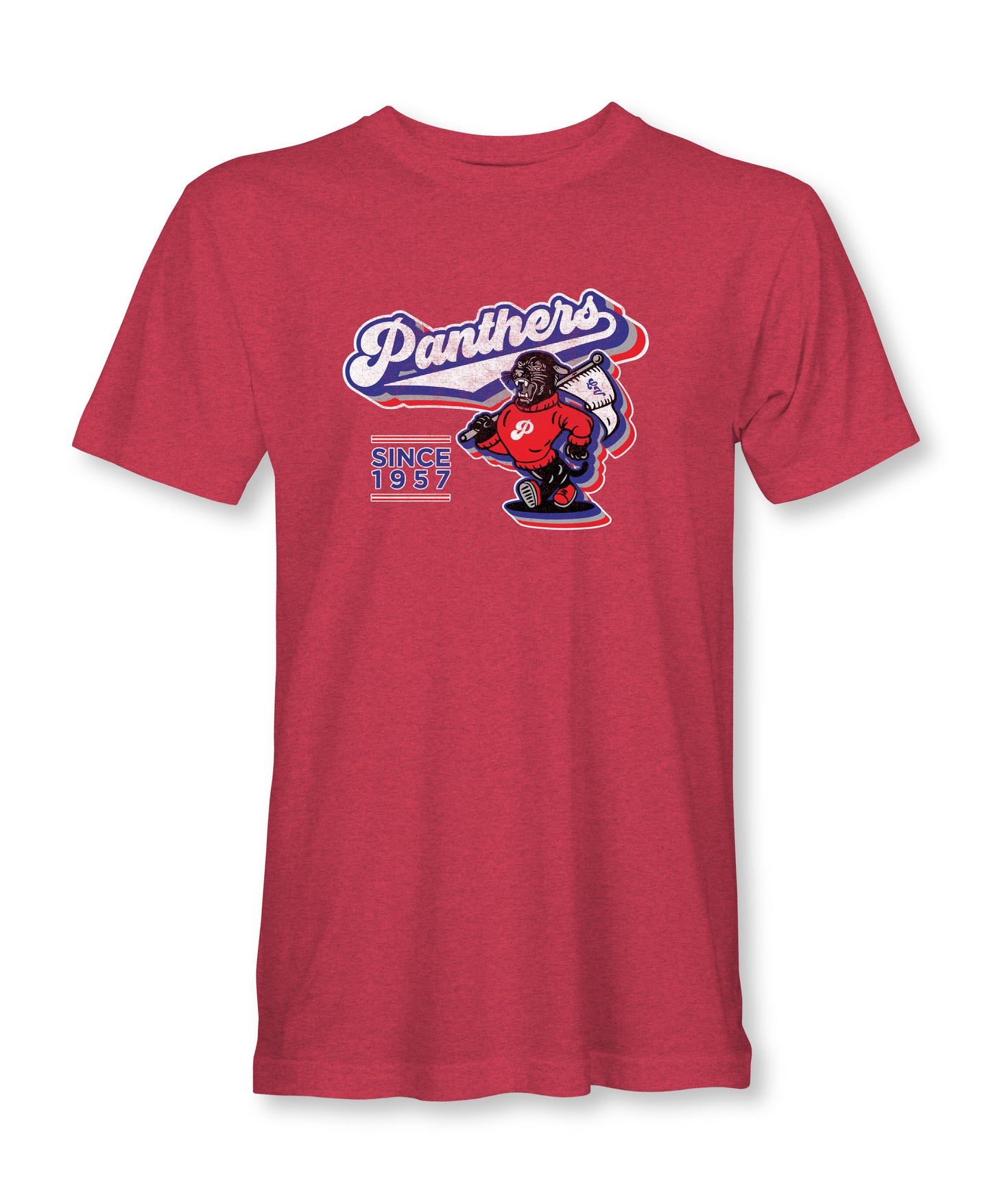 1957 Vintage Retro Panthers High School Spirit T-Shirt