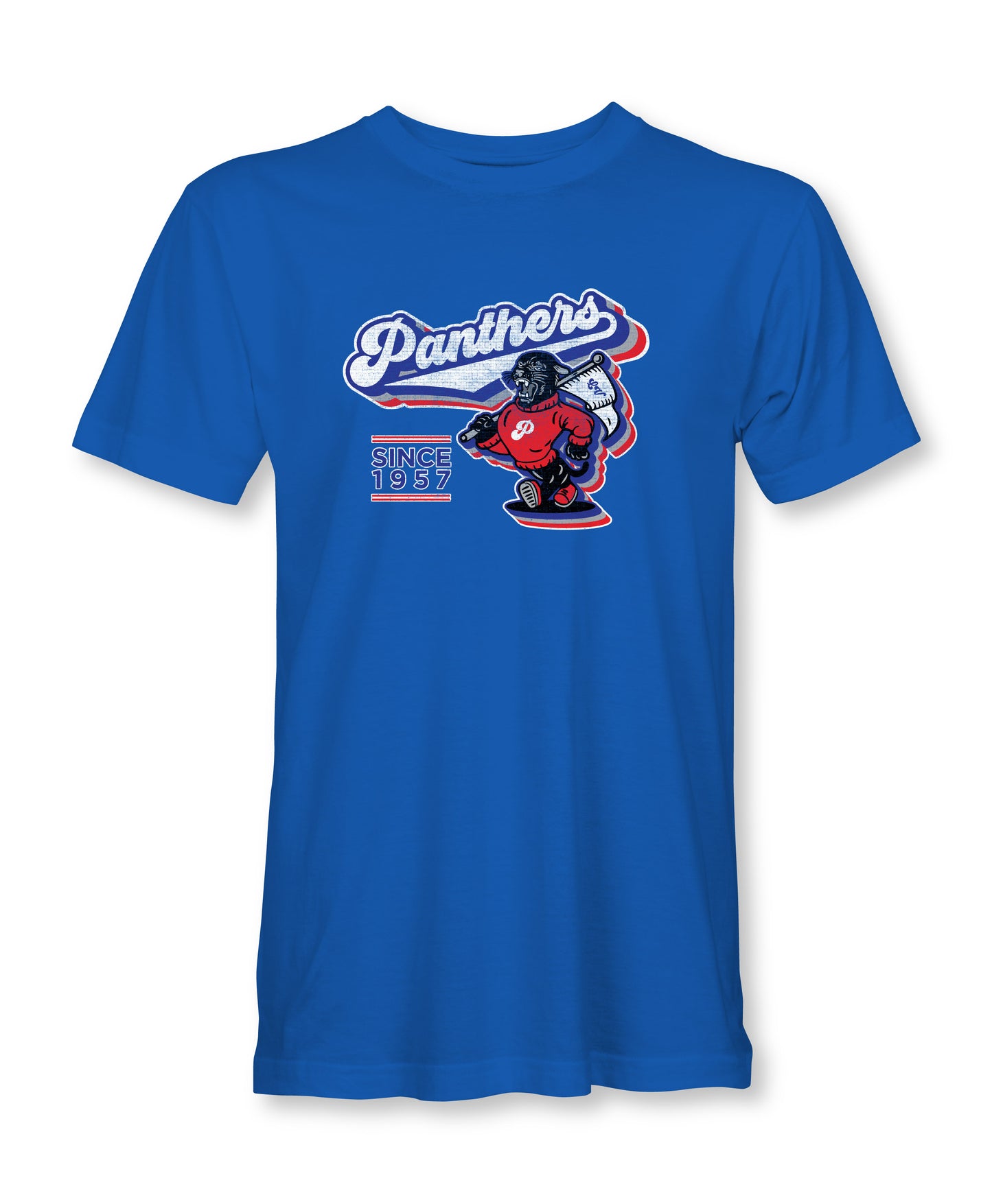 1957 Vintage Retro Panthers High School Spirit T-Shirt
