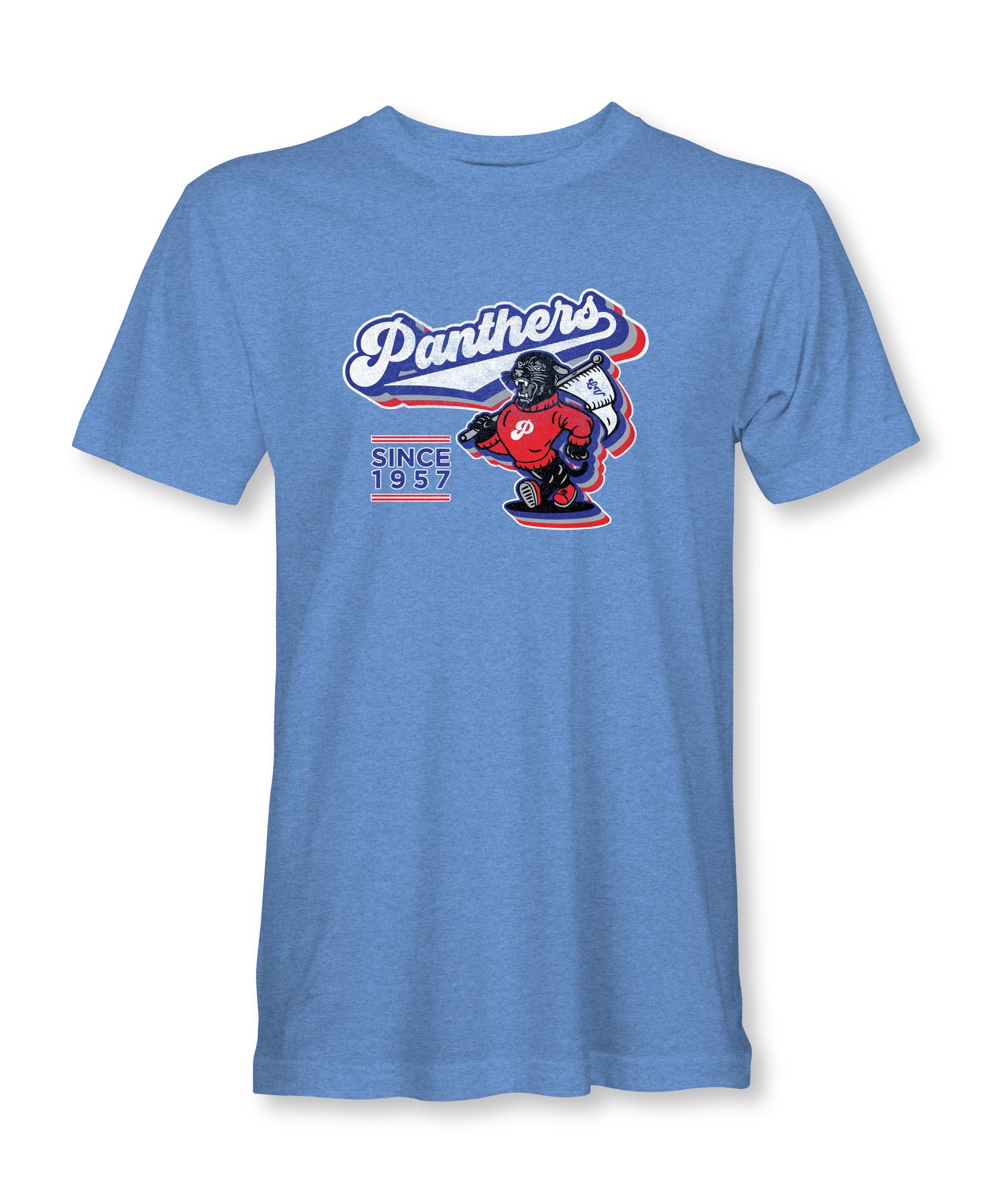1957 Vintage Retro Panthers High School Spirit T-Shirt