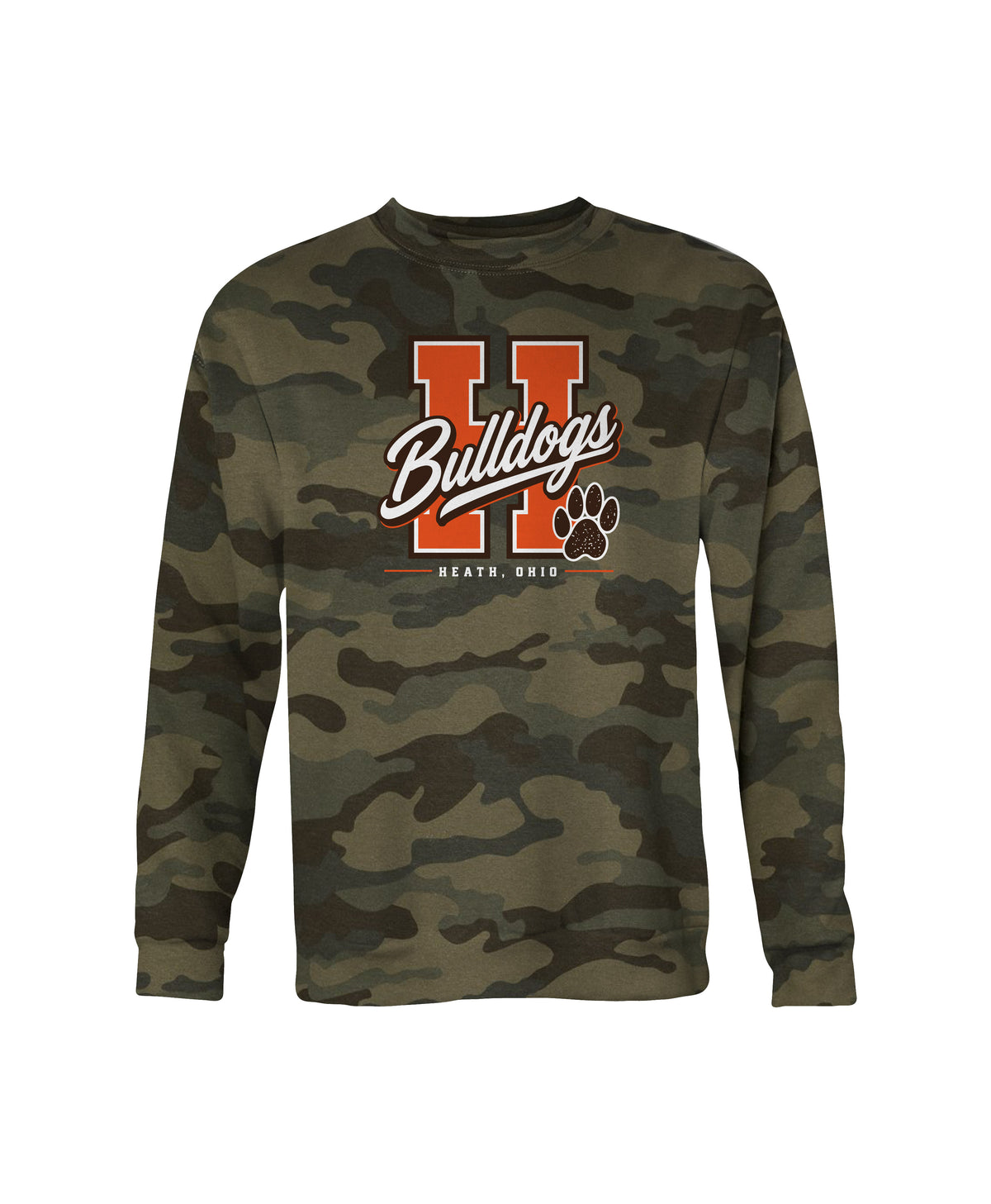 HB-0003 Heath Bulldogs Crewneck