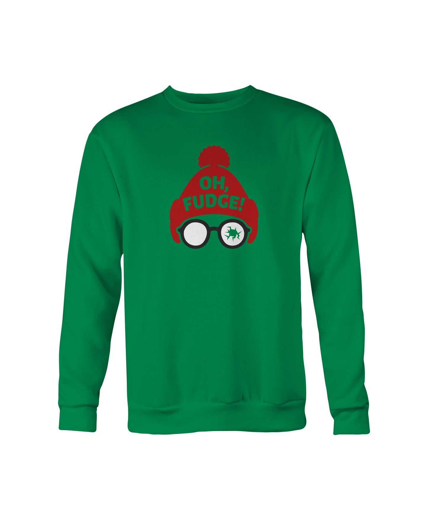 “Oh, Fudge!” Holiday Sweatshirt – Cozy Unisex Crewneck