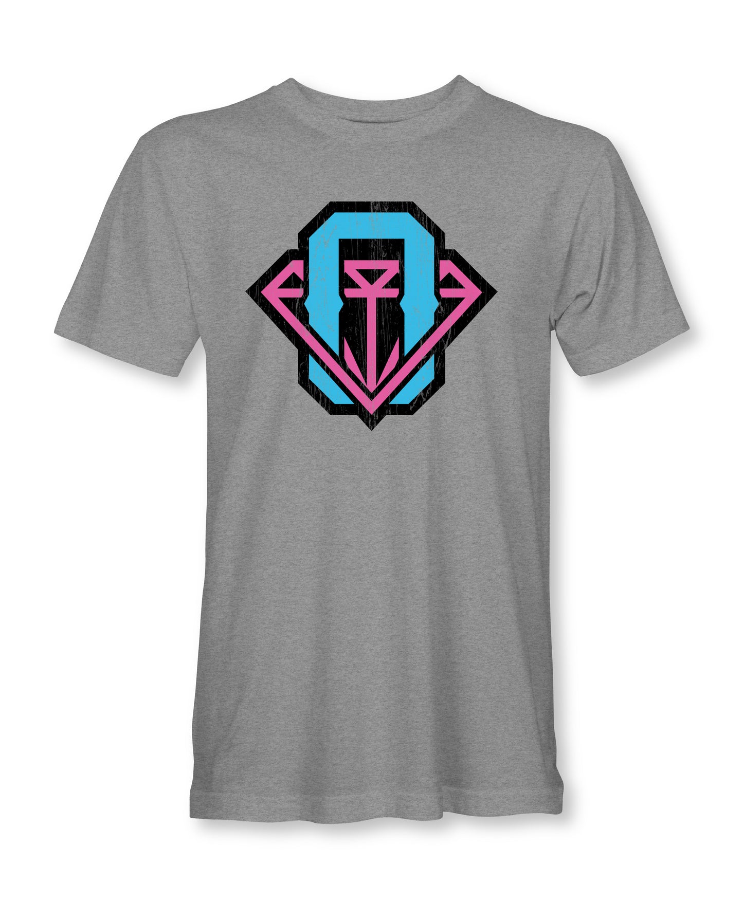Large Logo Icon Diamond Sports Shirt
