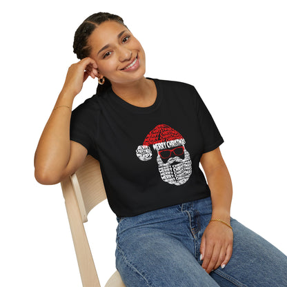 Retro Merry Christmas Santa Shirt – Fun Holiday Graphic Tee