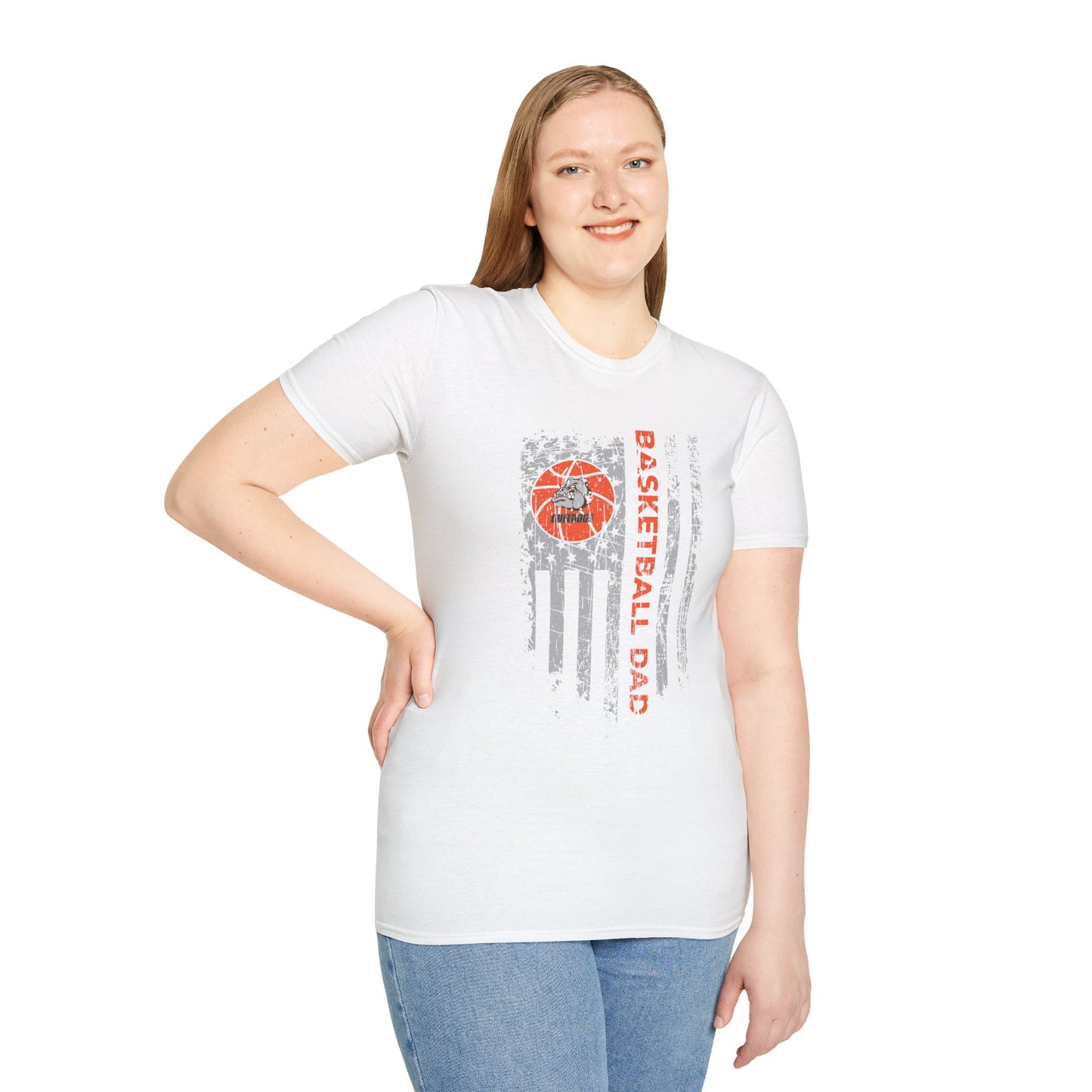 Basketball Dad Heath High School Spirit T-Shirt