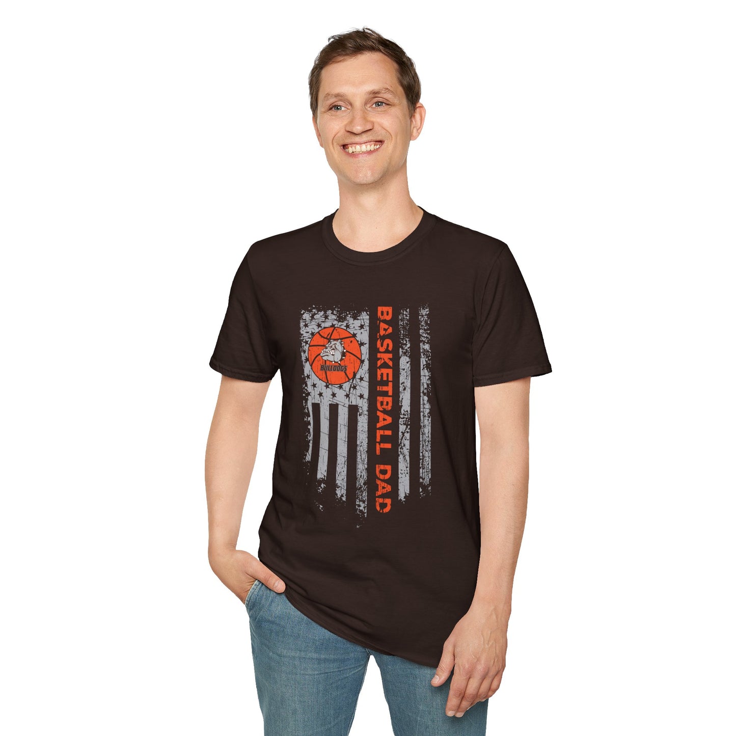 Basketball Dad Heath High School Spirit T-Shirt