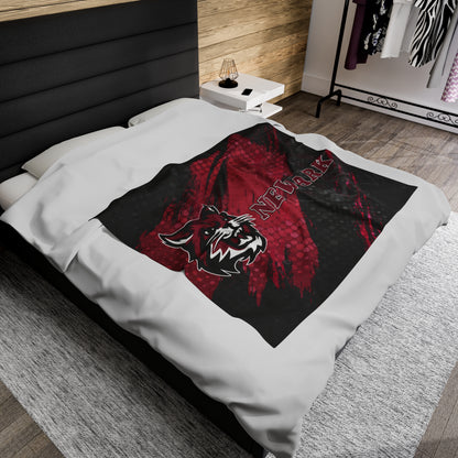 Newark High School Wildcats Plush Blanket