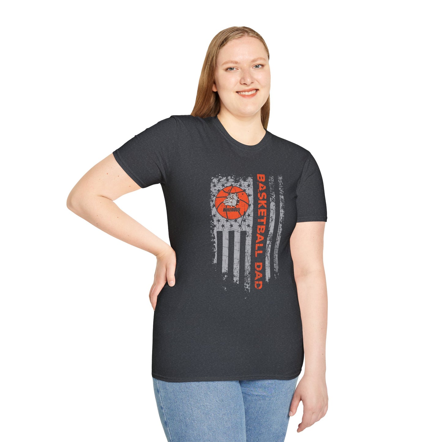 Basketball Dad Heath High School Spirit T-Shirt