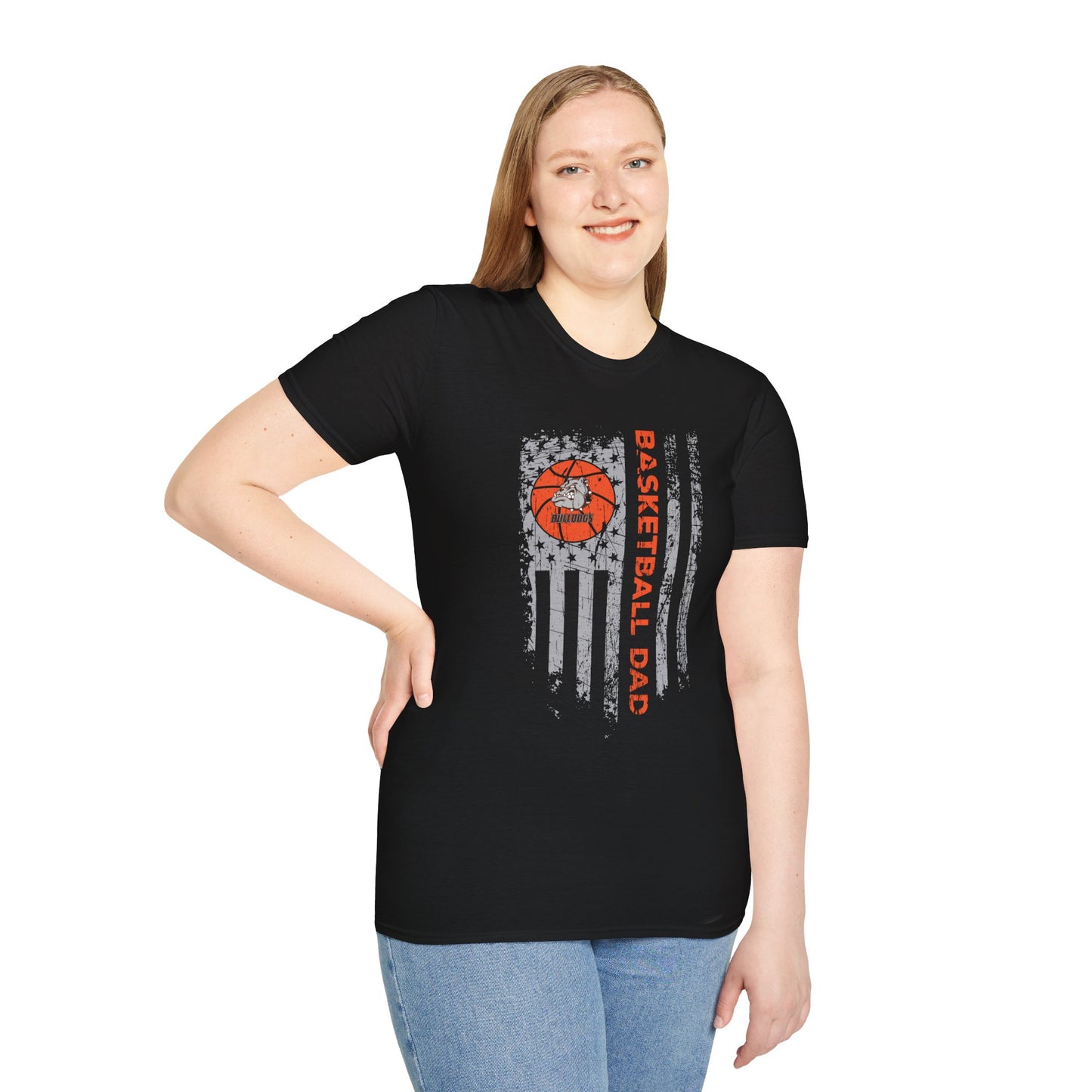 Basketball Dad Heath High School Spirit T-Shirt