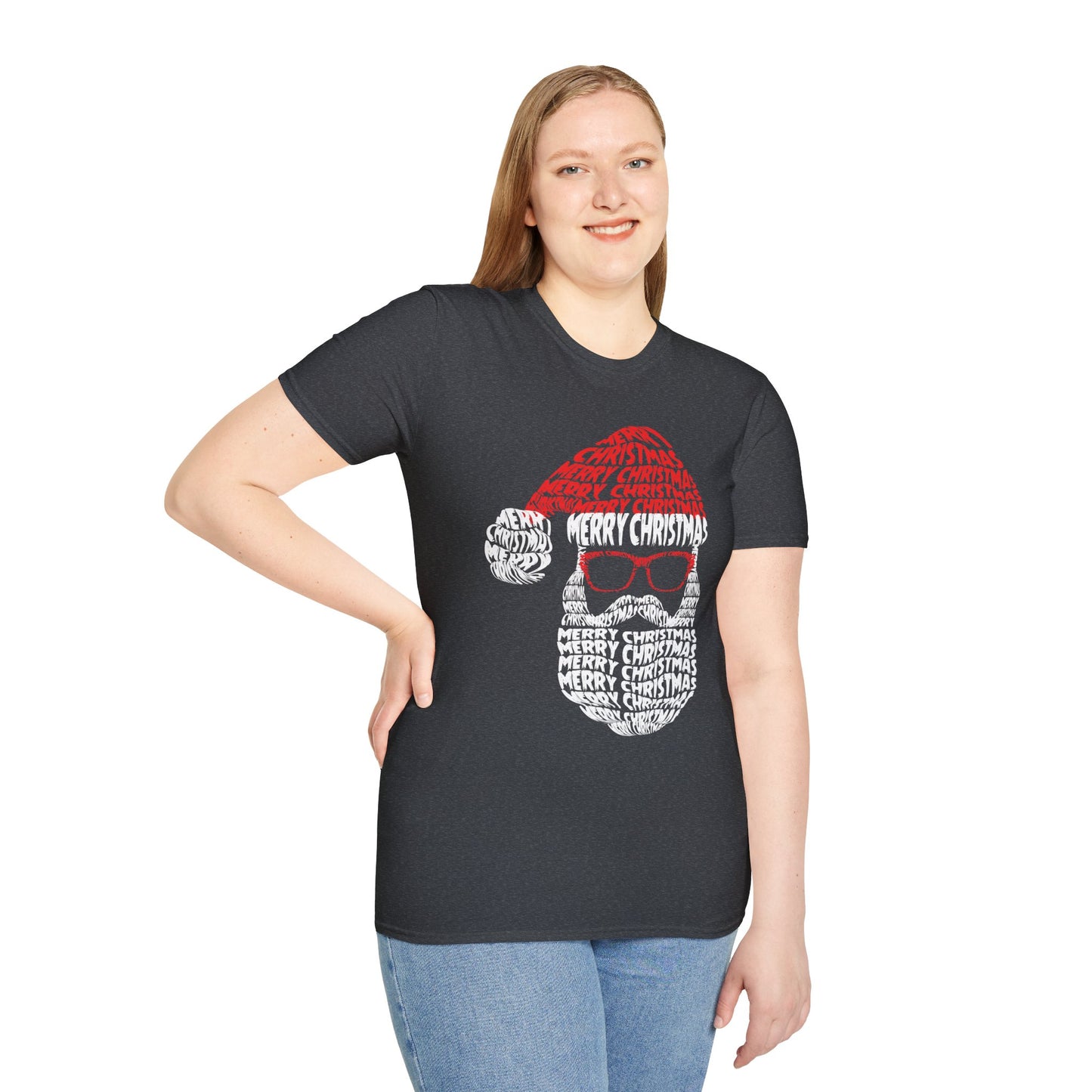 Retro Merry Christmas Santa Shirt – Fun Holiday Graphic Tee