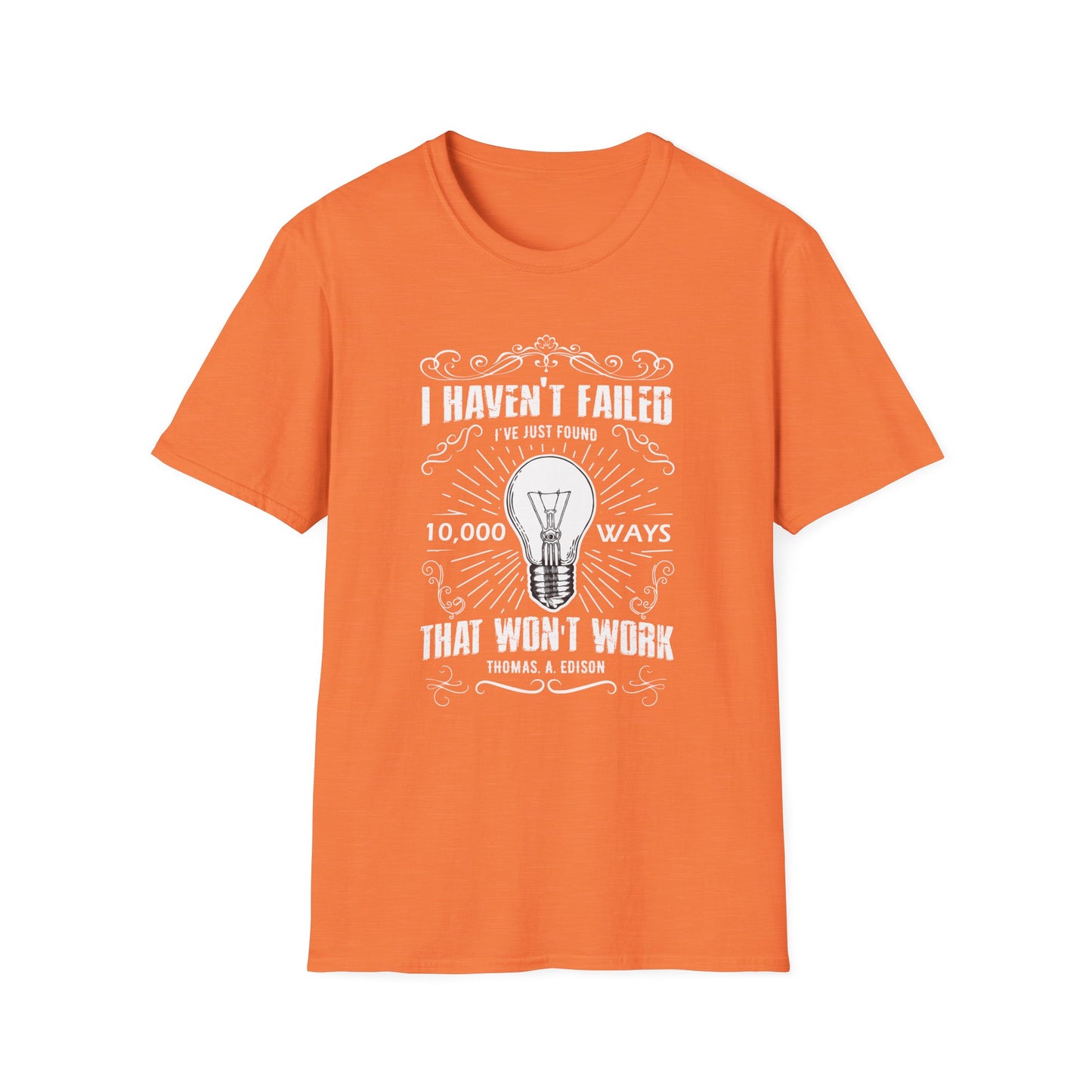 Retro I Haven’t Failed Vintage Tape Distressed Graphic T-Shirt