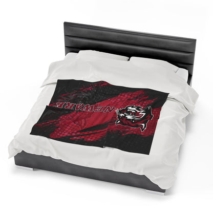 Newark High School Wildcats Plush Blanket