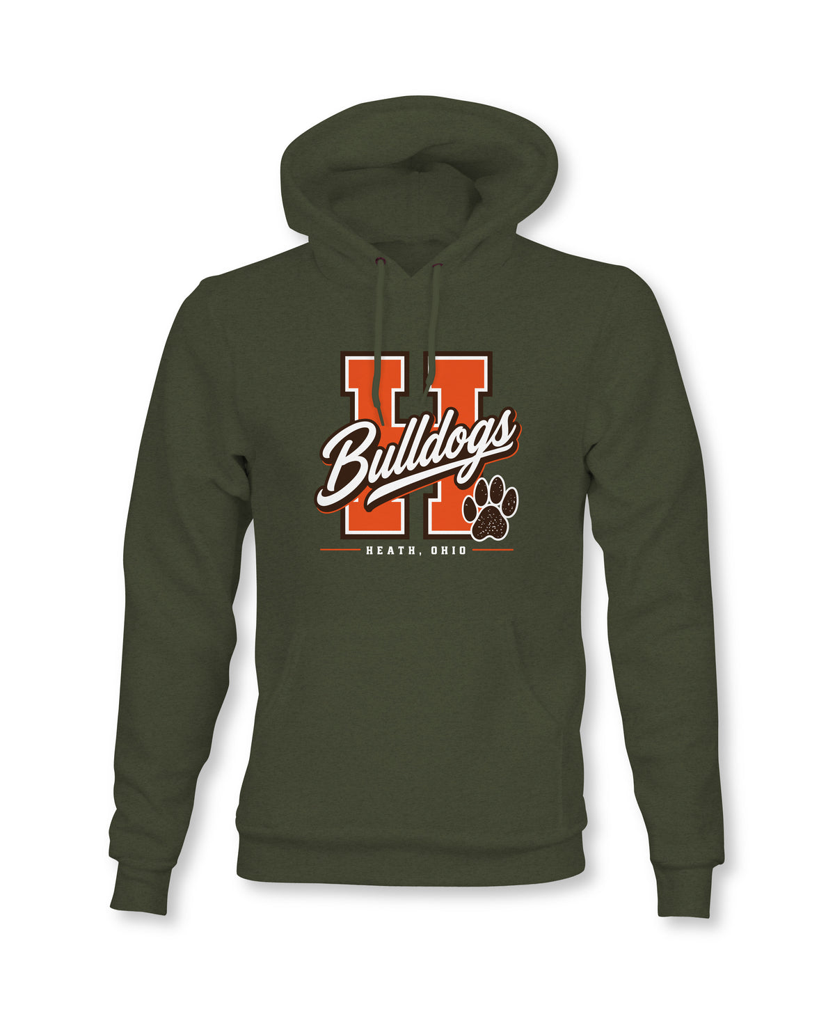 HB-0003 - Heath Hoodie Big H Bulldogs