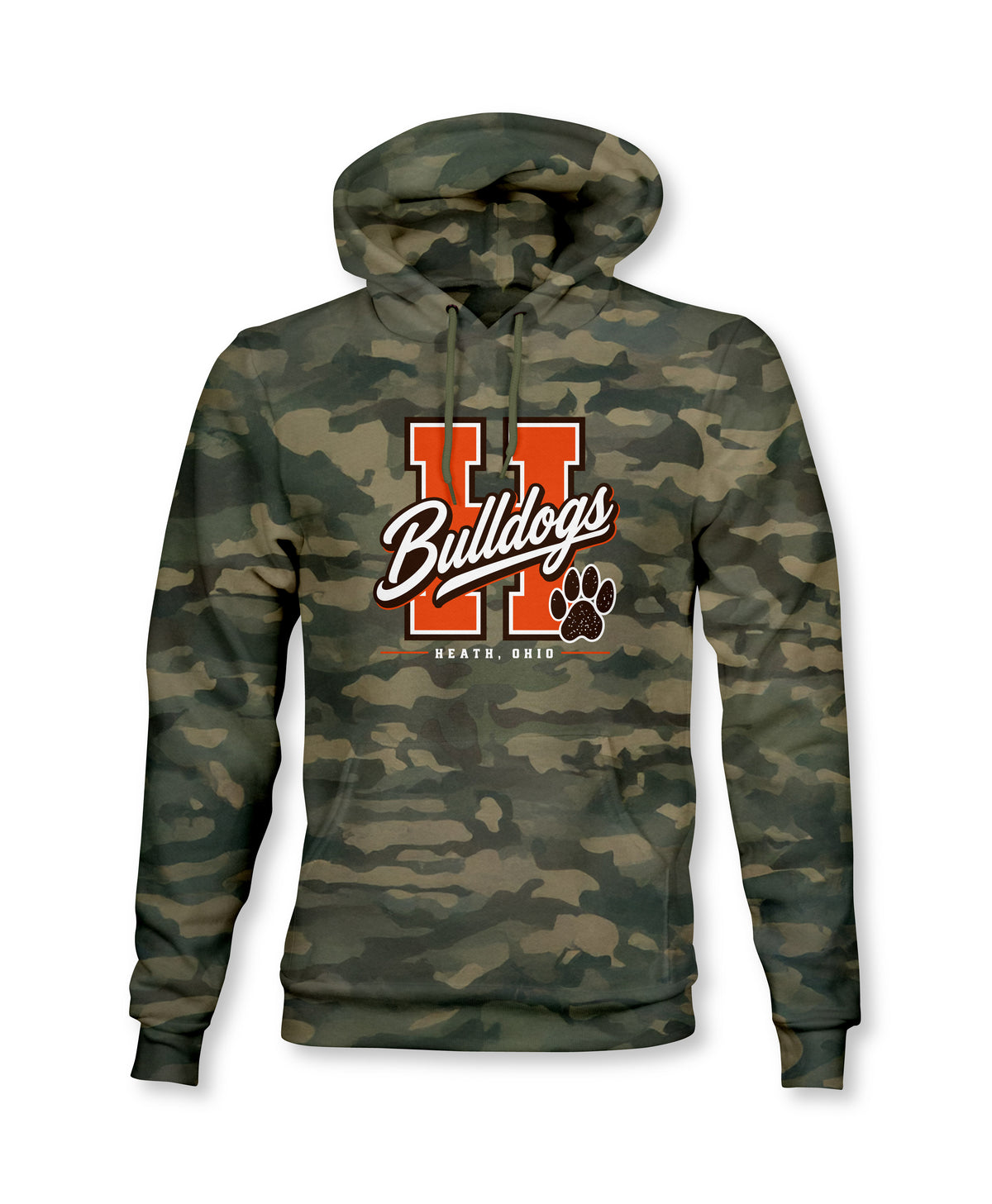 HB-0003 - Heath Hoodie Big H Bulldogs