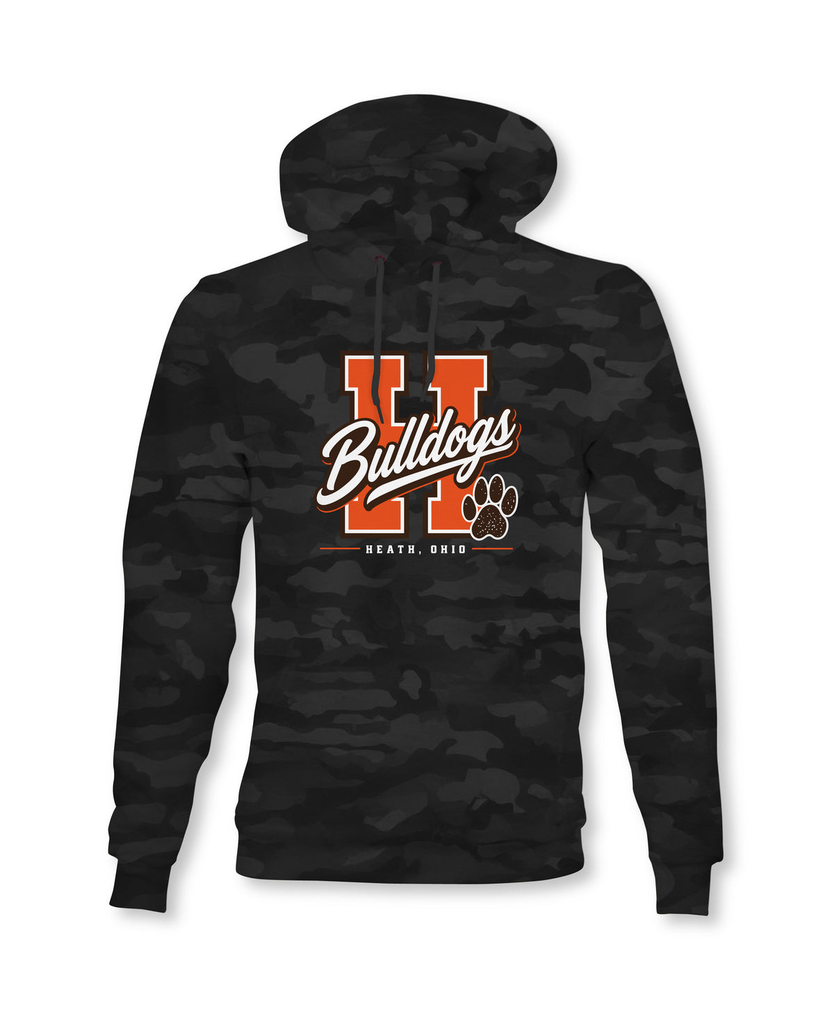 HB-0003 - Heath Hoodie Big H Bulldogs