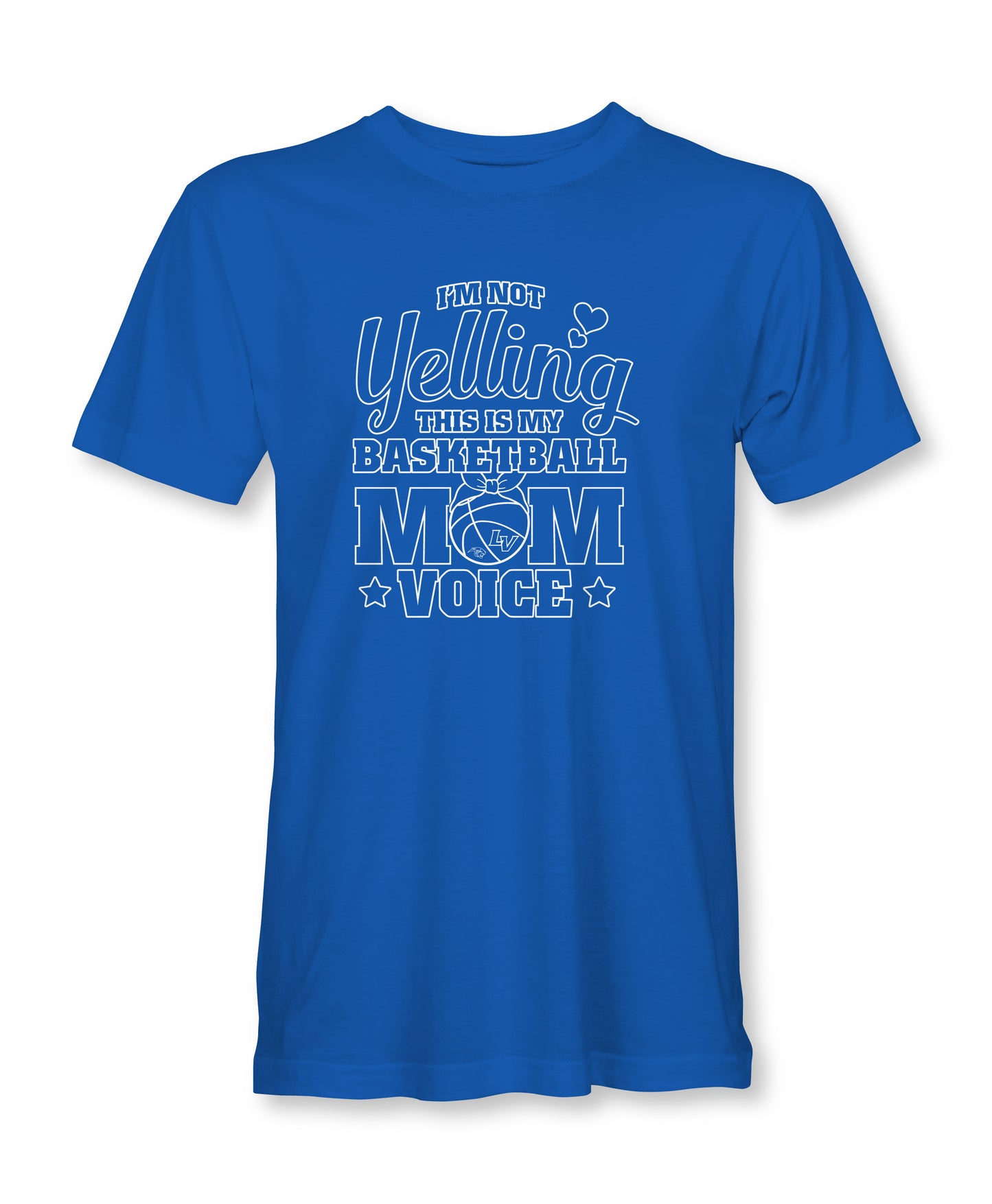 Basketball Mom Voice Licking Valley High School Spirit T-Shirt