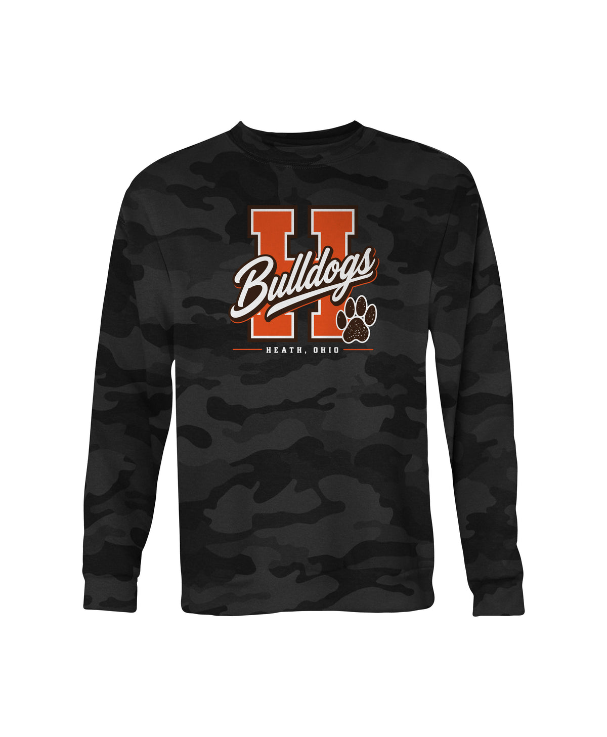 HB-0003 Heath Bulldogs Crewneck