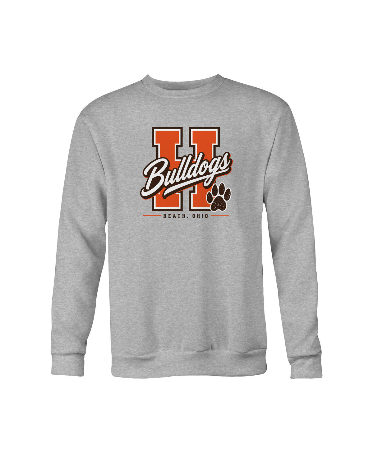 HB-0003 Heath Bulldogs Crewneck