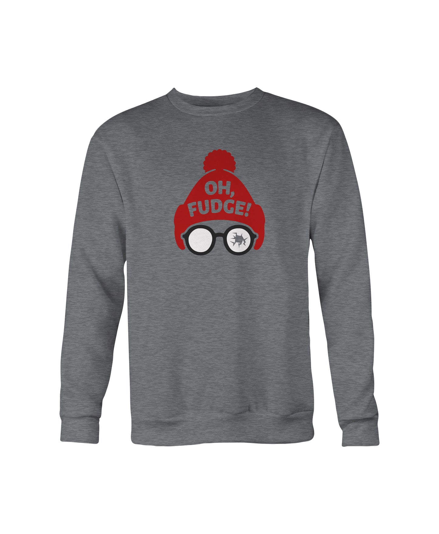 “Oh, Fudge!” Holiday Sweatshirt – Cozy Unisex Crewneck